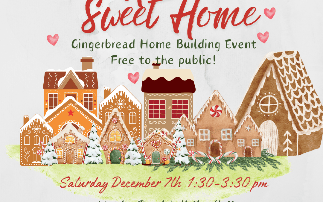 Home Sweet Home – A free afternoon of Gingerbread Home Building